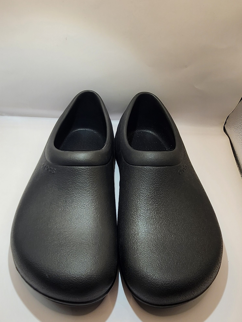 Crocs Adult On The Clock Clogs Slip On Slip Resistant Work Shoes, Black W10/M8